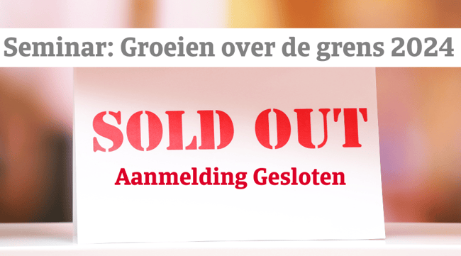 Seminar Groeien over de grens gesloten